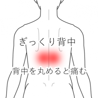 ぎっくり背中