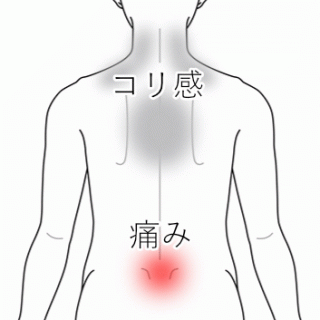 3年前から続く首肩のコリ感と腰痛